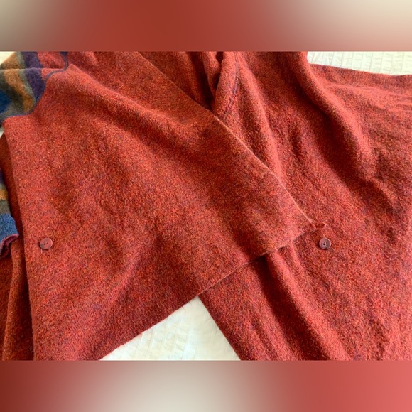 Sarah Pacini Lagenlook Oversized Mohair-Wool Blend Cardigan Laine - Picture 4 of 12